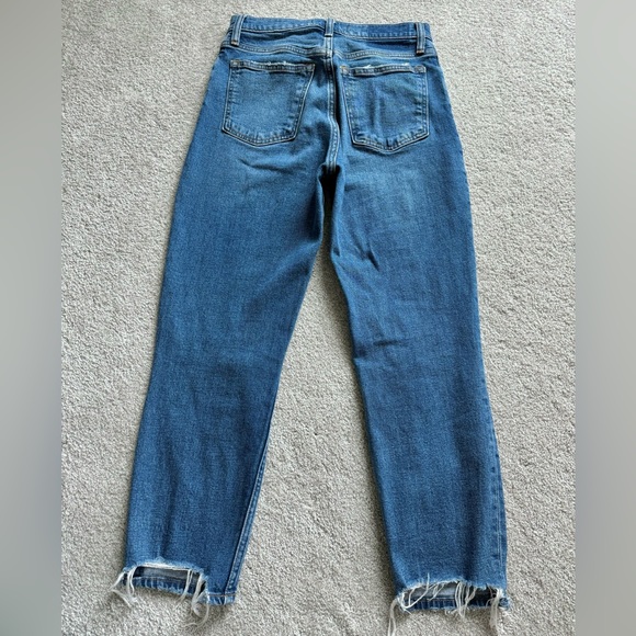 Abercrombie & Fitch High Rise Mom Jean Sz 26/2 Short - Picture 3 of 4